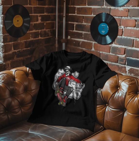 Graffiti Round Neck T-Shirt