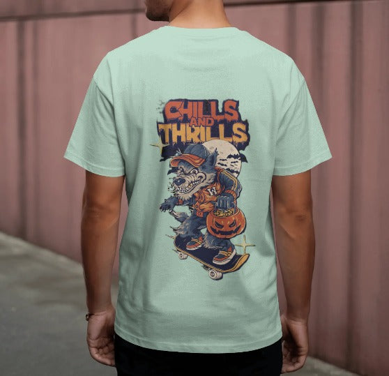 Chills & Treat Round Neck T-Shirt