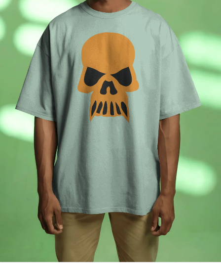 Skull Round Neck T-Shirt