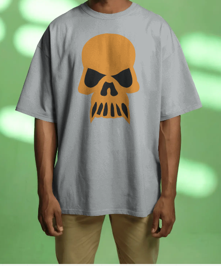 Skull Round Neck T-Shirt