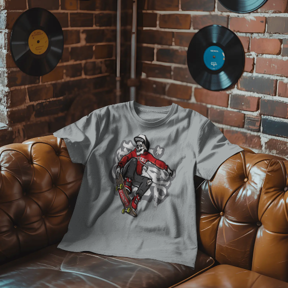Graffiti Round Neck T-Shirt