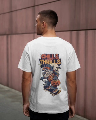 Chills & Treat Round Neck T-Shirt