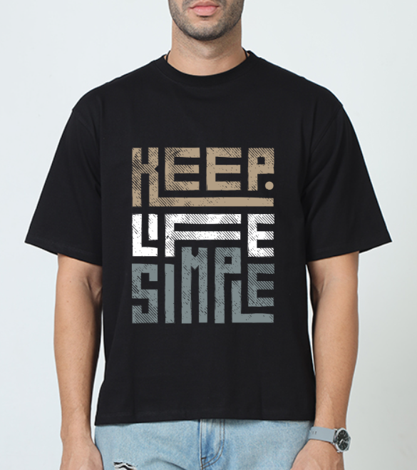 KeepLifeSimple Oversized Unisex T-Shirt