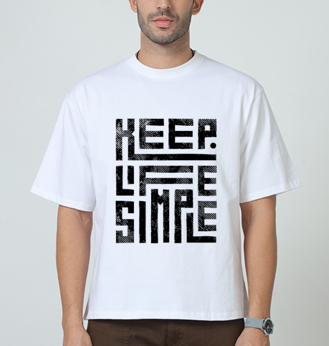 KeepLifeSimple Oversized Unisex T-Shirt