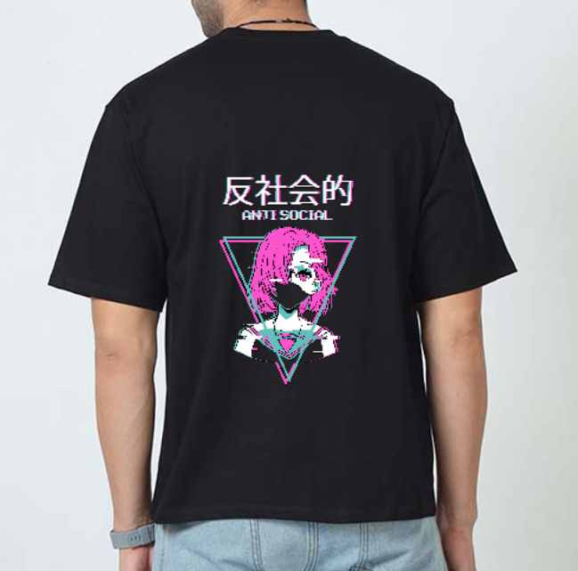 AntiSocial Oversized Unisex T-Shirt