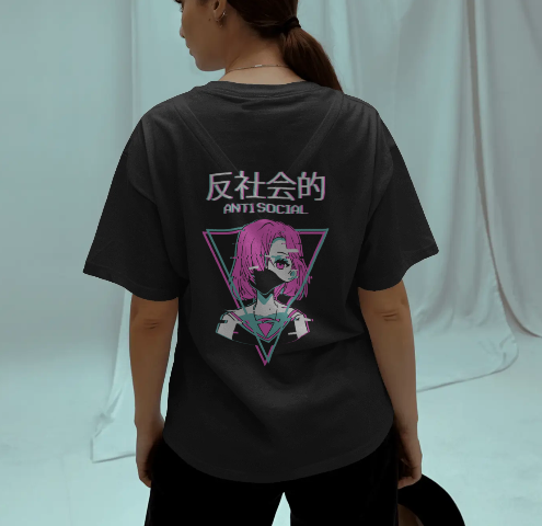 AntiSocial Oversized Unisex T-Shirt