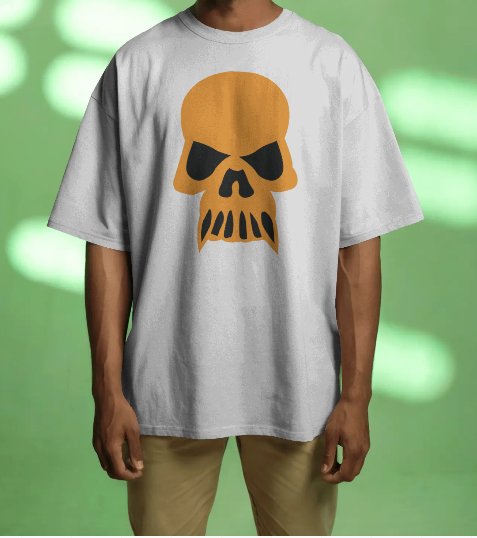 Skull Round Neck T-Shirt